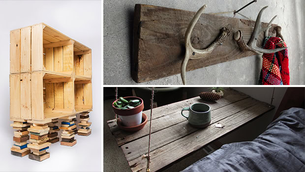15 Eye-Catching Reclaimed Wood Furniture Designs