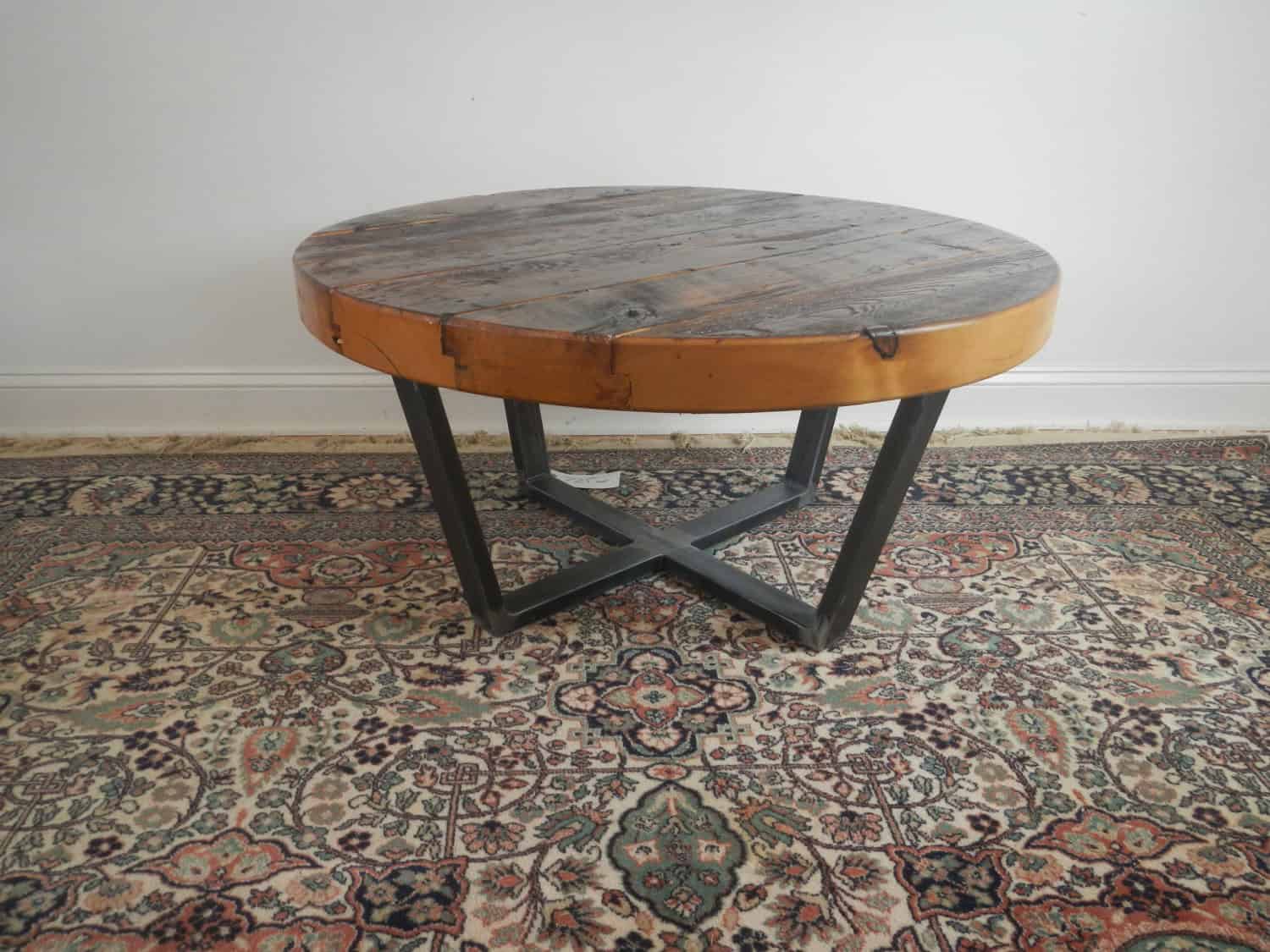 Industrial Style Reclaimed Wood Coffee Table Industrial Style Reclaimed Wood Coffee Table