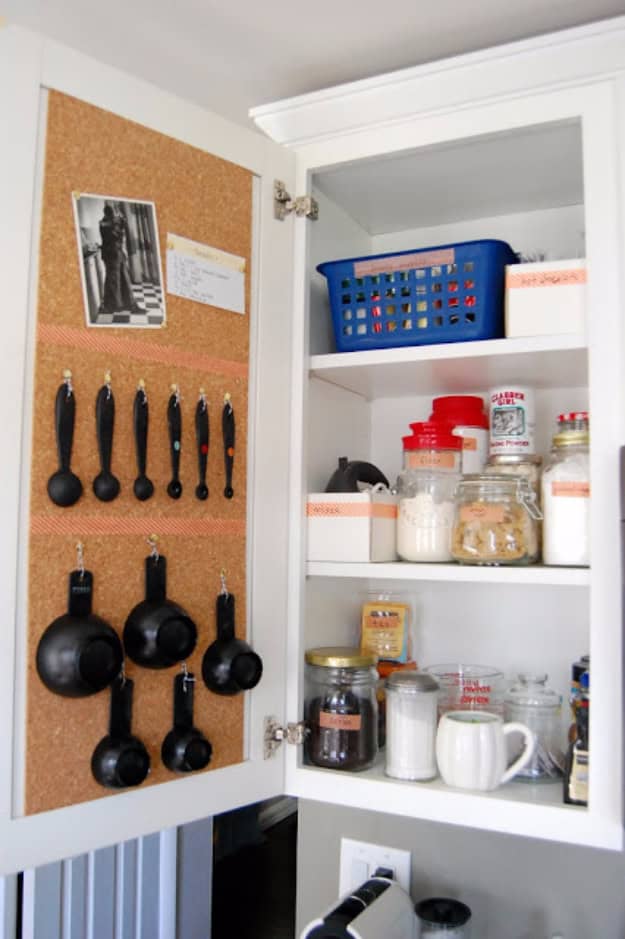 Cork Board Pantry Organization Cork Board Pantry Organization