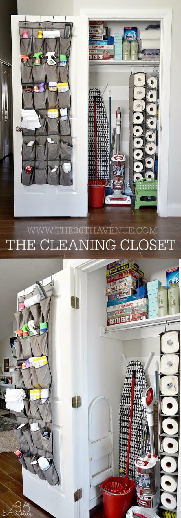DIY Cleaning Closet Organization DIY Cleaning Closet Organization