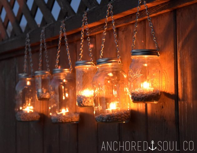 15 Incredible Handmade Mason Jar Ideas For Your Garden And Outdoor Areas