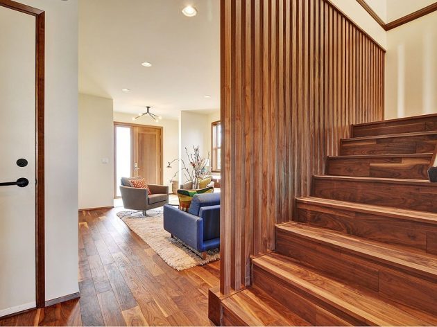 15 Outstanding Mid-Century Modern Staircase Designs