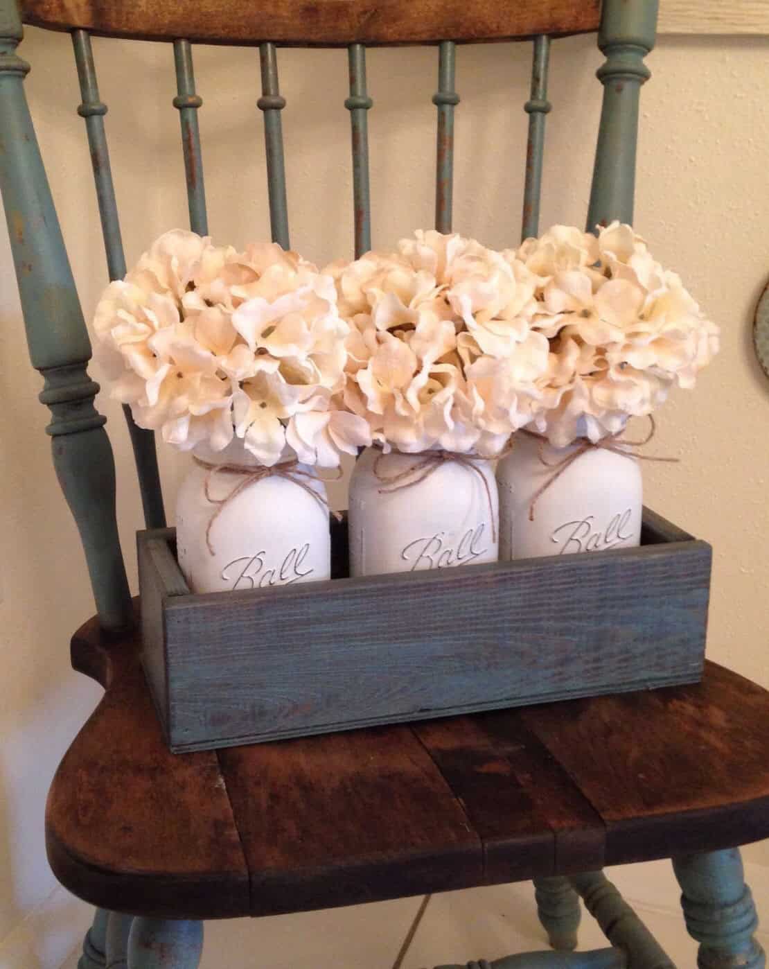 Mason Jar Centerpiece Mason Jar Centerpiece