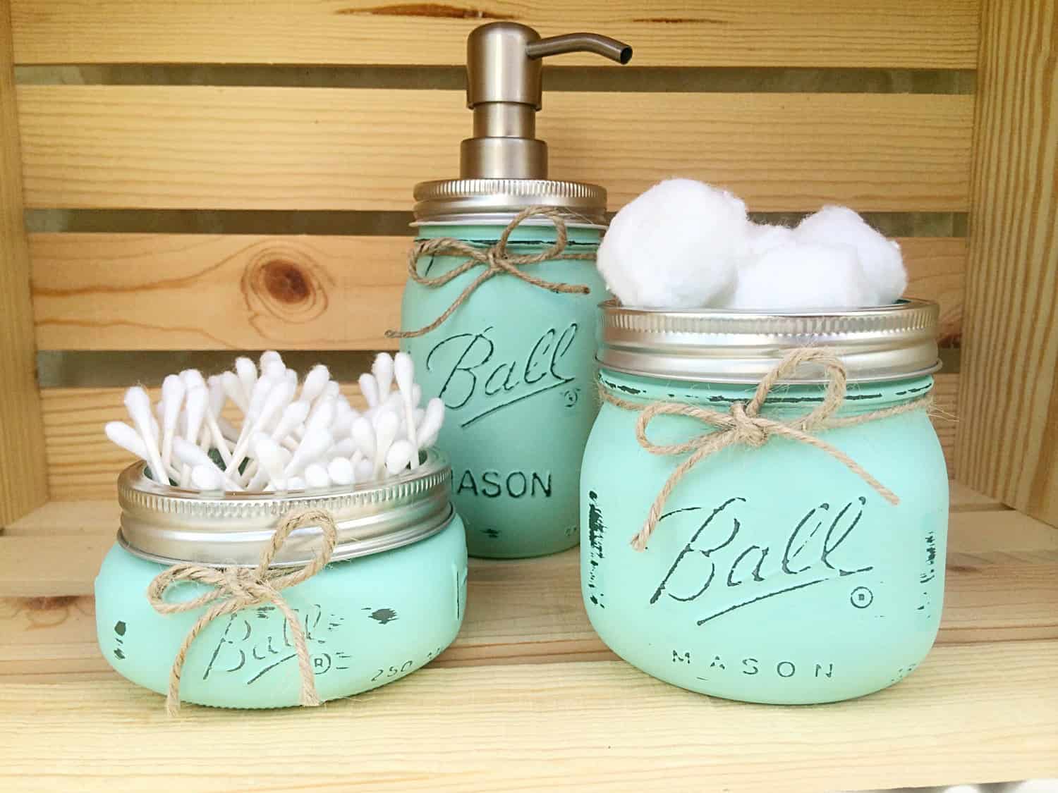 Mason Jar Bathroom Set Mason Jar Bathroom Set