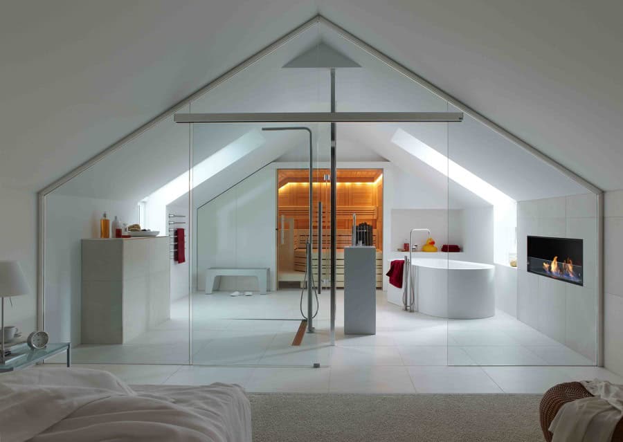 Modern Attic Room- Ideal Balance Between Aesthetics and Ergonomics Modern Attic Room- Ideal Balance Between Aesthetics and Ergonomics