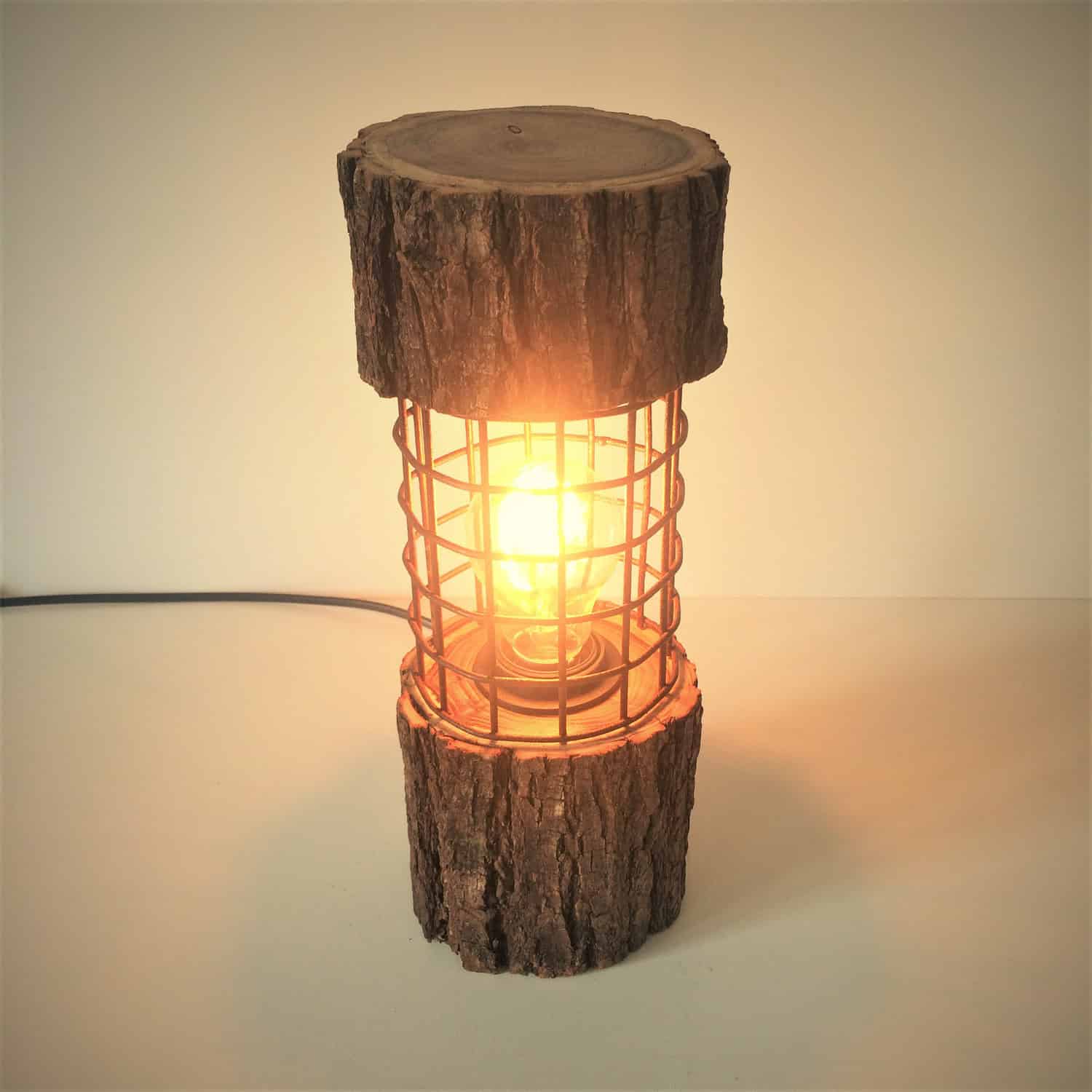 Rustic Log Light Lamp Rustic Log Light Lamp