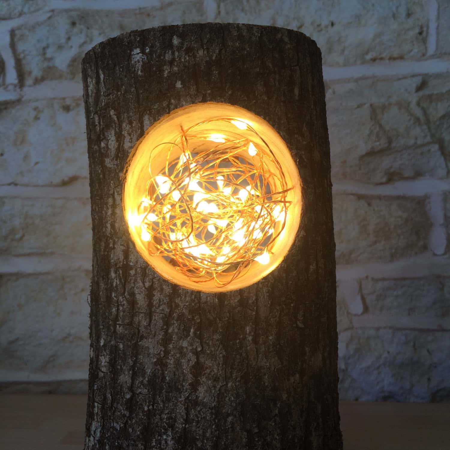 Handmade Log Lamp Handmade Log Lamp