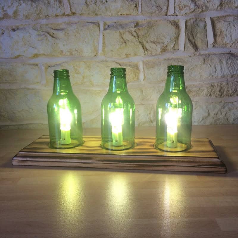 Triple Glass Bottle Light Triple Glass Bottle Light