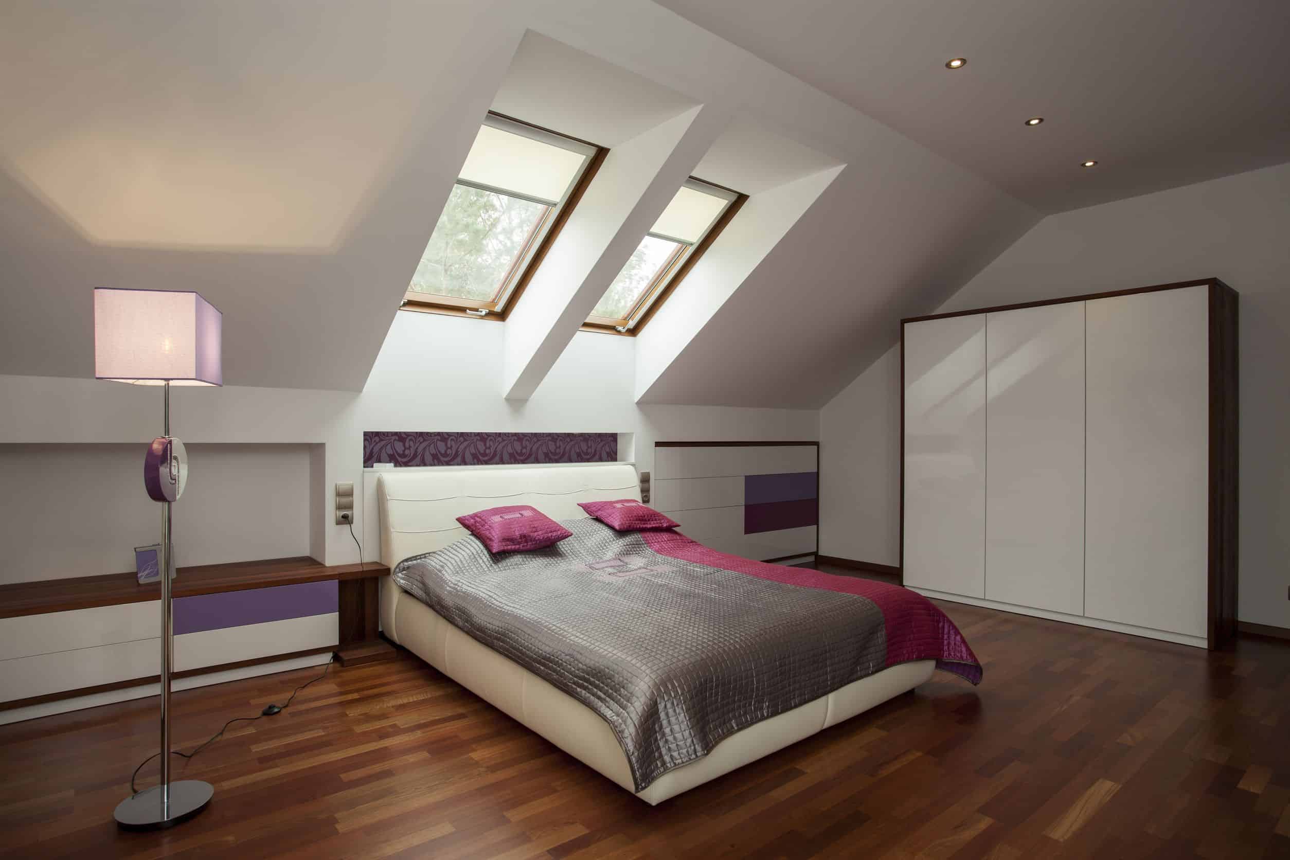 Modern Attic Room- Ideal Balance Between Aesthetics and Ergonomics Modern Attic Room- Ideal Balance Between Aesthetics and Ergonomics