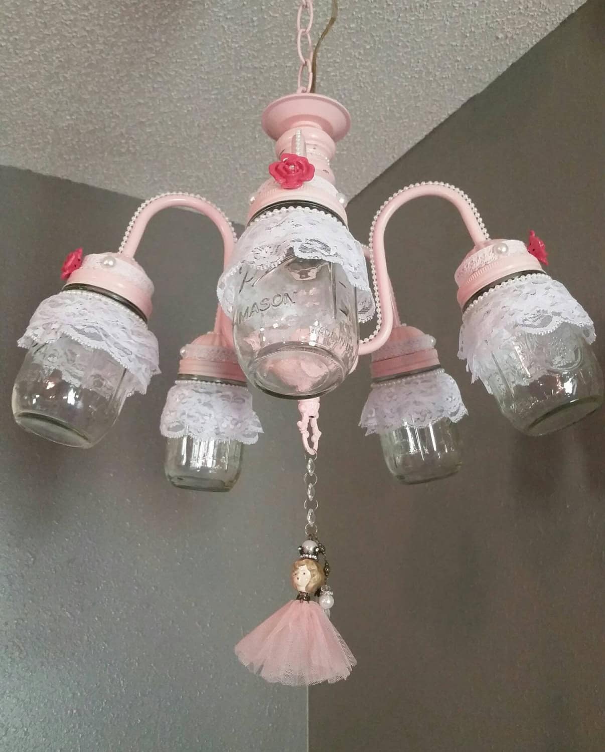 Shabby chic light – Handmade Mason Jar Lighting Shabby chic light – Handmade Mason Jar Lighting
