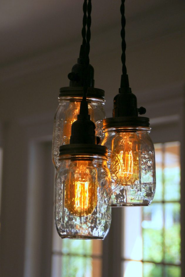 20 Amazing Handmade Mason Jar Lighting Designs You Need To Try