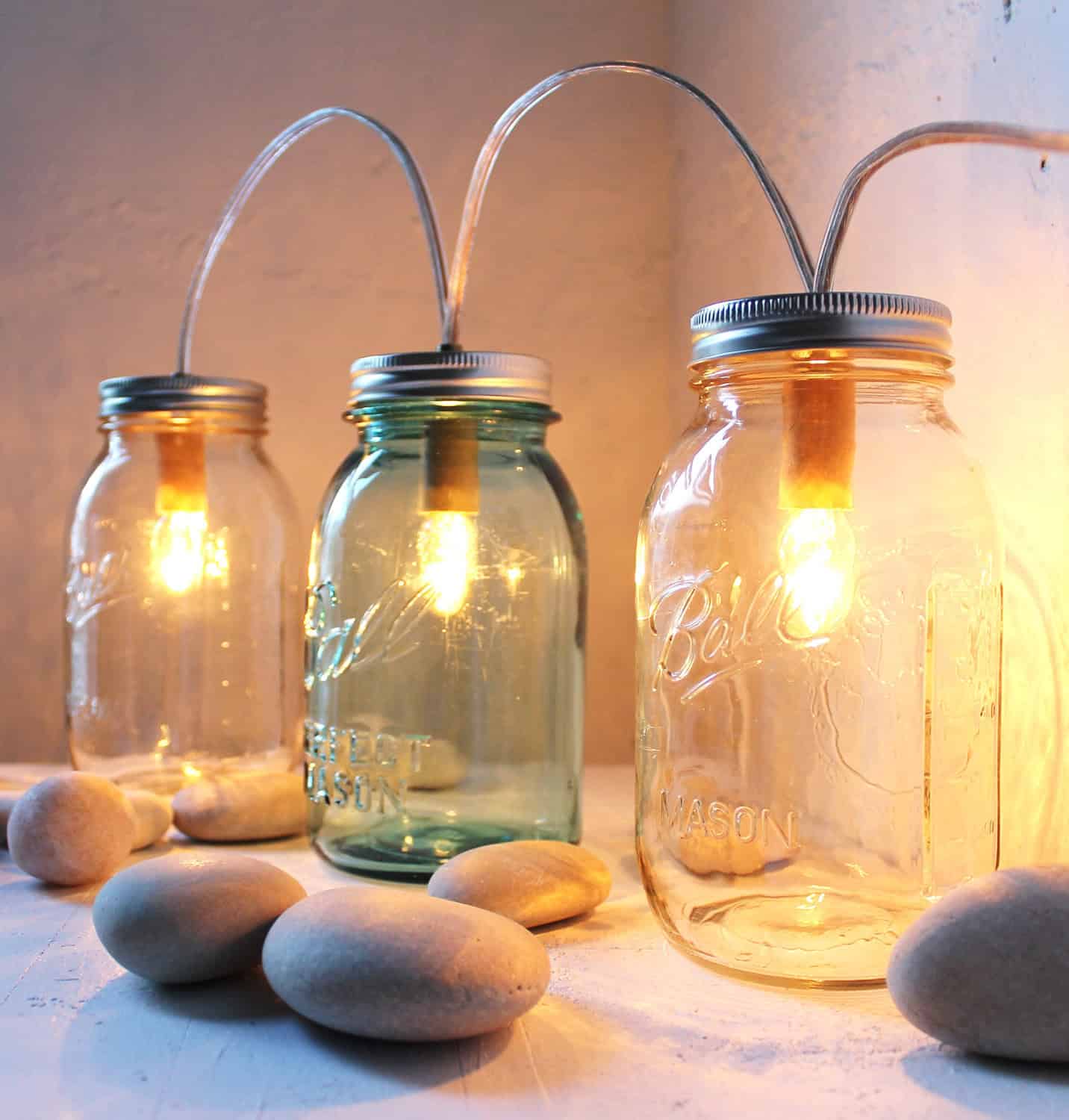 Mason Jar Lighting Standing Banner Lights Fixture Mason Jar Lighting Standing Banner Lights Fixture