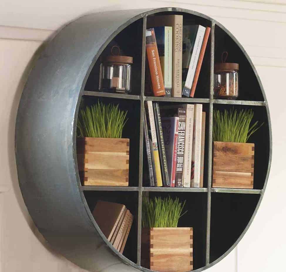 17 Remarkable DIY Round Shelf Designs To Adorn Your Empty Walls