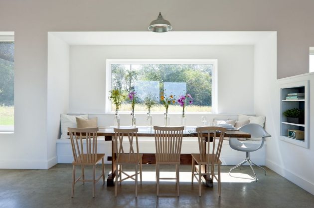 17 Divine Dining Room Designs With Concrete Flooring