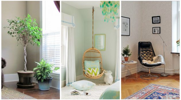 Few Stylish Solutions For Empty Corners In The House