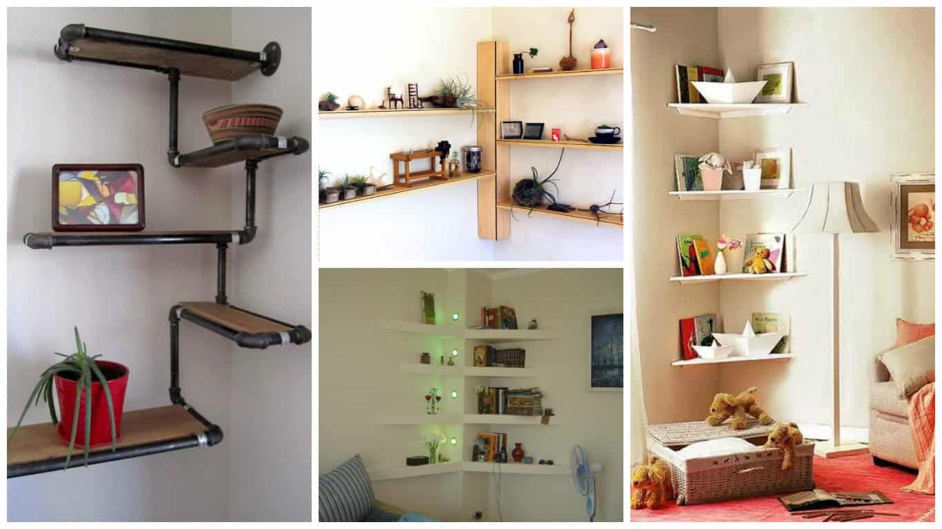 How To Decorate A Corner Shelf