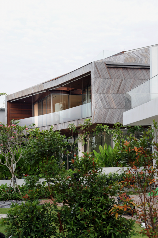 Stereoscopic House by Pencil Office on the Sentosa Island in Singapore
