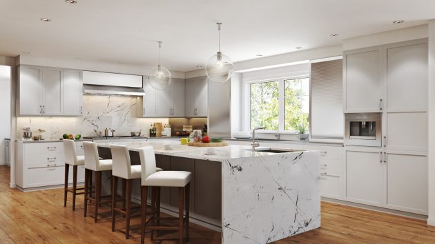 Chic and Relaxed Kitchen Interior design