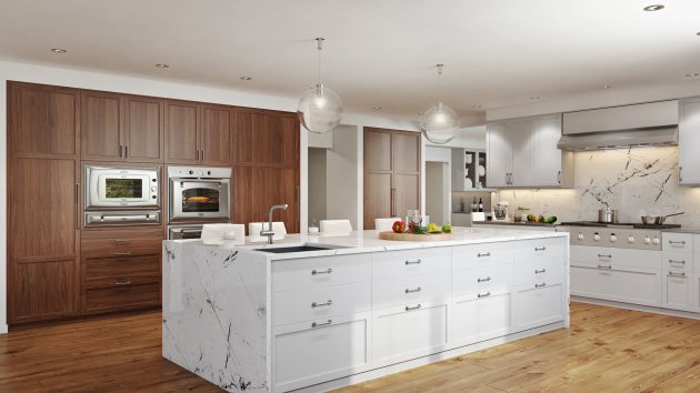 Chic and Relaxed Kitchen Interior design