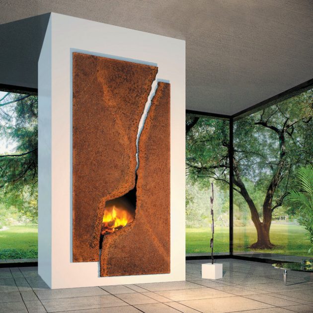 23 Truly Fascinating Fireplaces With Unique Design That Wows