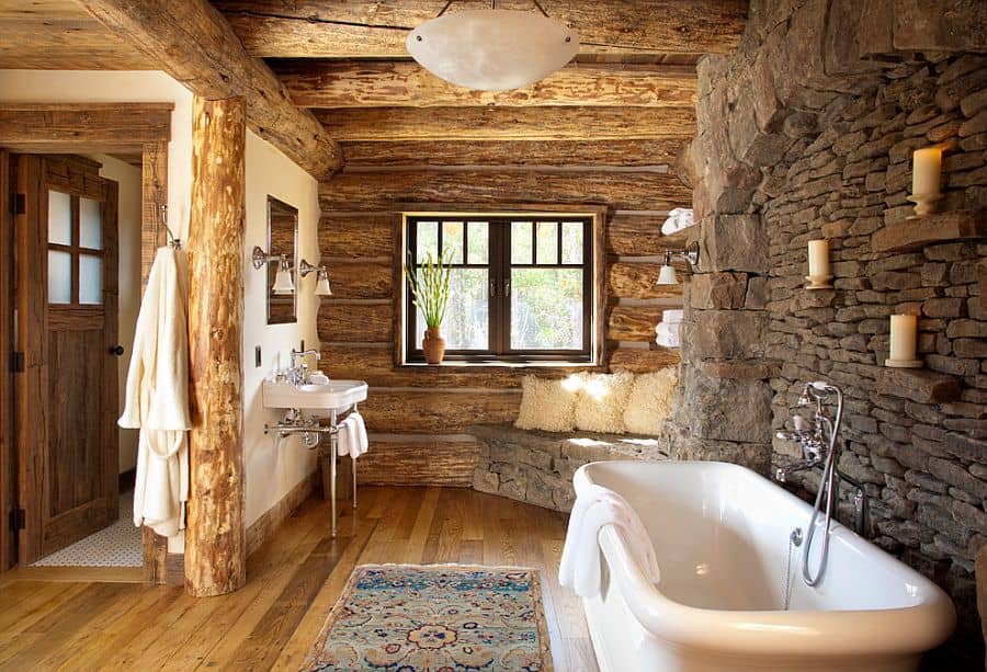 20 Truly Amazing Stone Bathrooms To Enter Rustic Charm In The Home 20 Truly Amazing Stone Bathrooms To Enter Rustic Charm In The Home