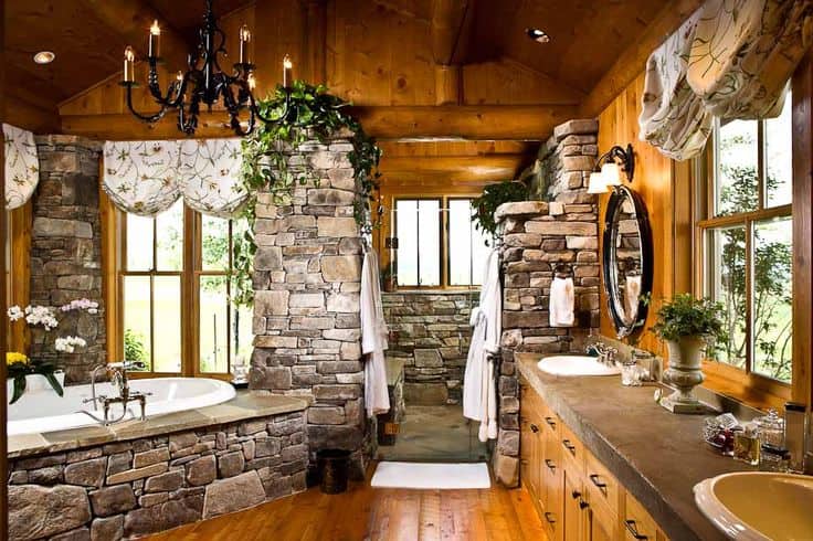 20 Truly Amazing Stone Bathrooms To Enter Rustic Charm In The Home 20 Truly Amazing Stone Bathrooms To Enter Rustic Charm In The Home