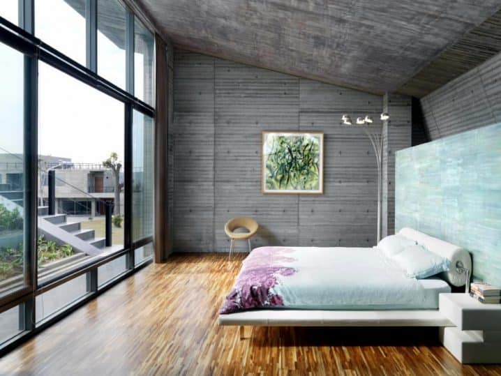 19 Marvelous Bedrooms With Concrete Wall That Are Worth Seeing 19 Marvelous Bedrooms With Concrete Wall That Are Worth Seeing