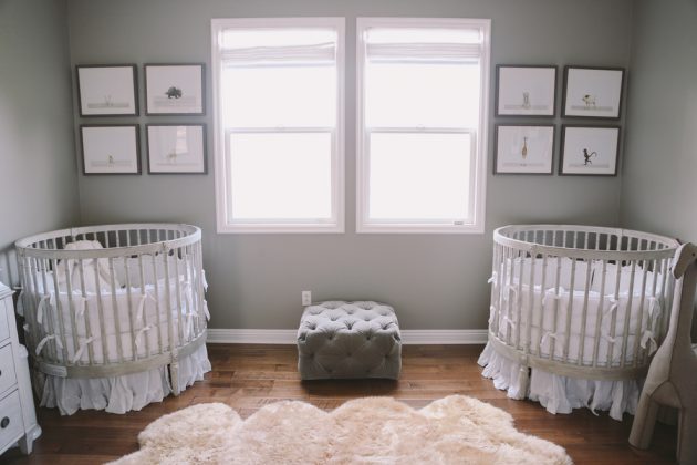 twin babies room decorating ideas