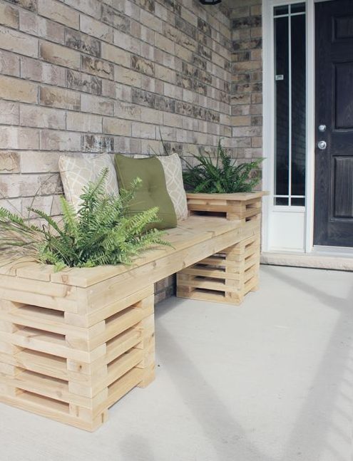 18 Delightful Planter Bench Designs That Are Worth Seeing