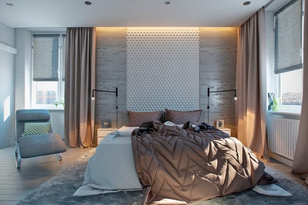 19 Marvelous Bedrooms With Concrete Wall That Are Worth Seeing
