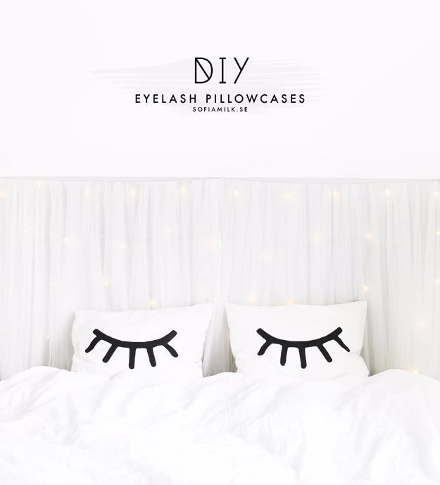 15 Charming DIY Pillowcases Your Bedroom Patiently Awaits