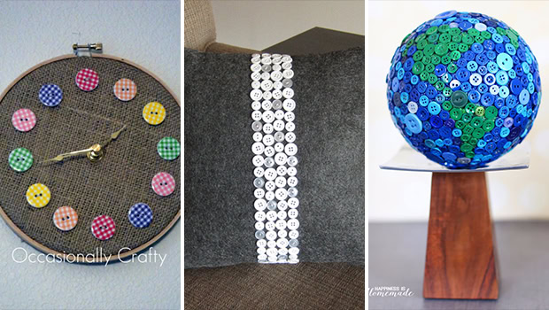15 Creative DIY Ideas You Can Make At Home By Using Buttons