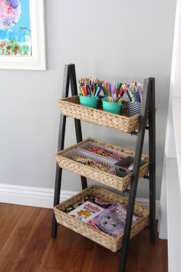 15 Creative DIY Organizing Ideas For Your Kids' Room