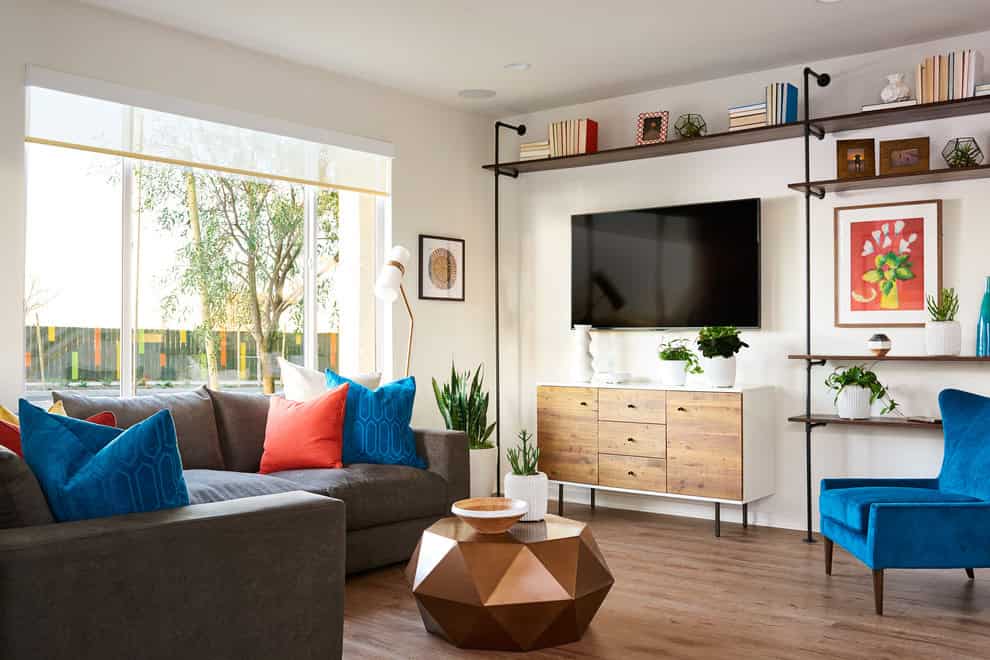 living room interior design simulation