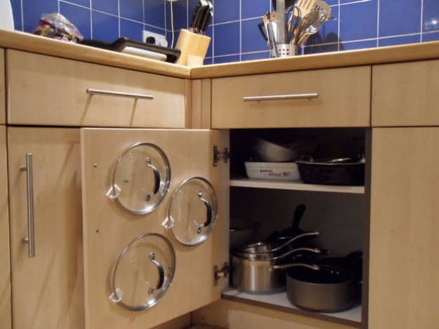 Easiest Cupboard Pan Lid Organiser Easiest Cupboard Pan Lid Organiser