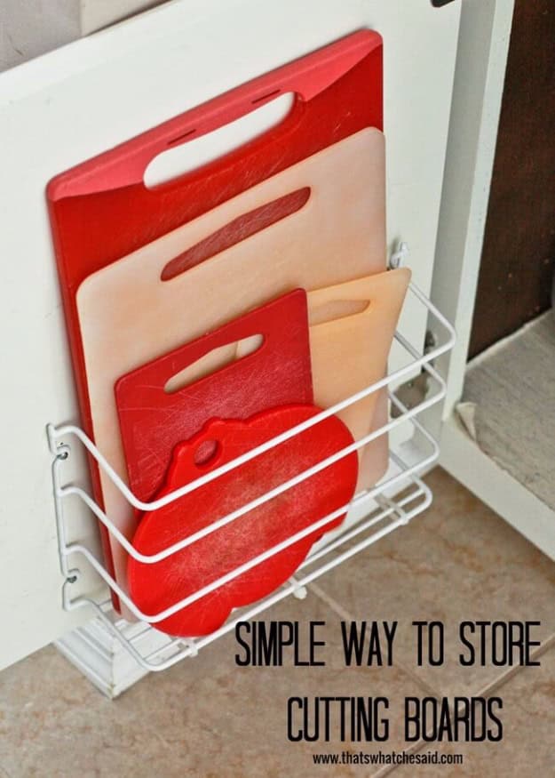 Simple Way To Store Cutting Boards Simple Way To Store Cutting Boards