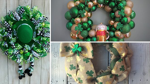 15 Stunning Handmade St. Patrick’s Day Wreath Designs