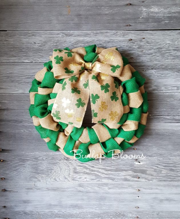 15 Stunning Handmade St. Patrick's Day Wreath Designs