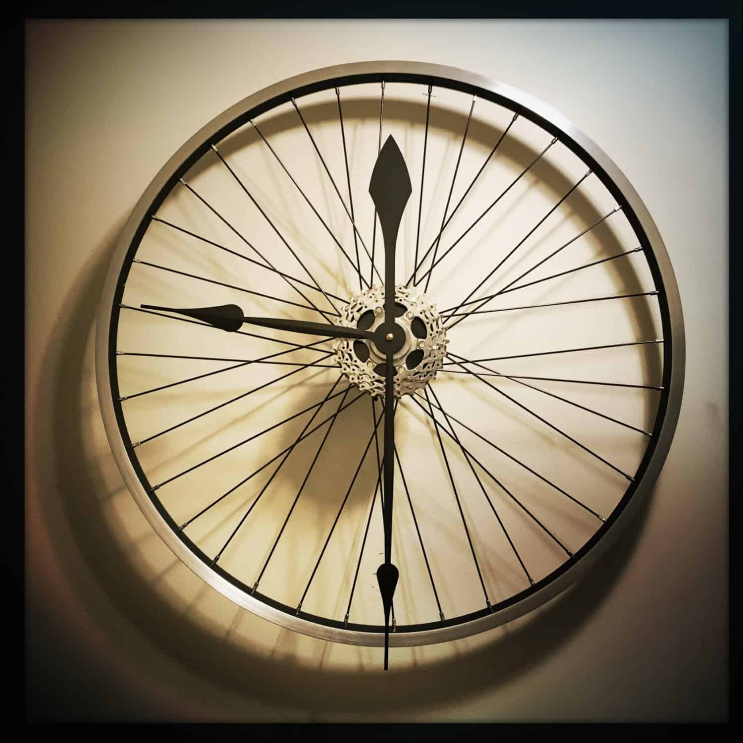 Bike Wheel Clock Bike Wheel Clock