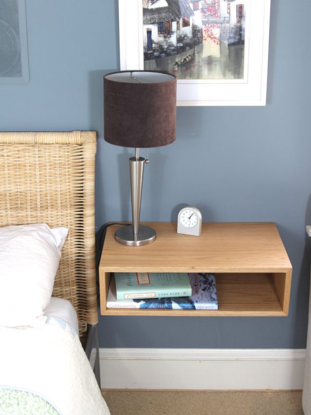 16 Convenient Handmade Bedside Table Designs You'll Find A Use For