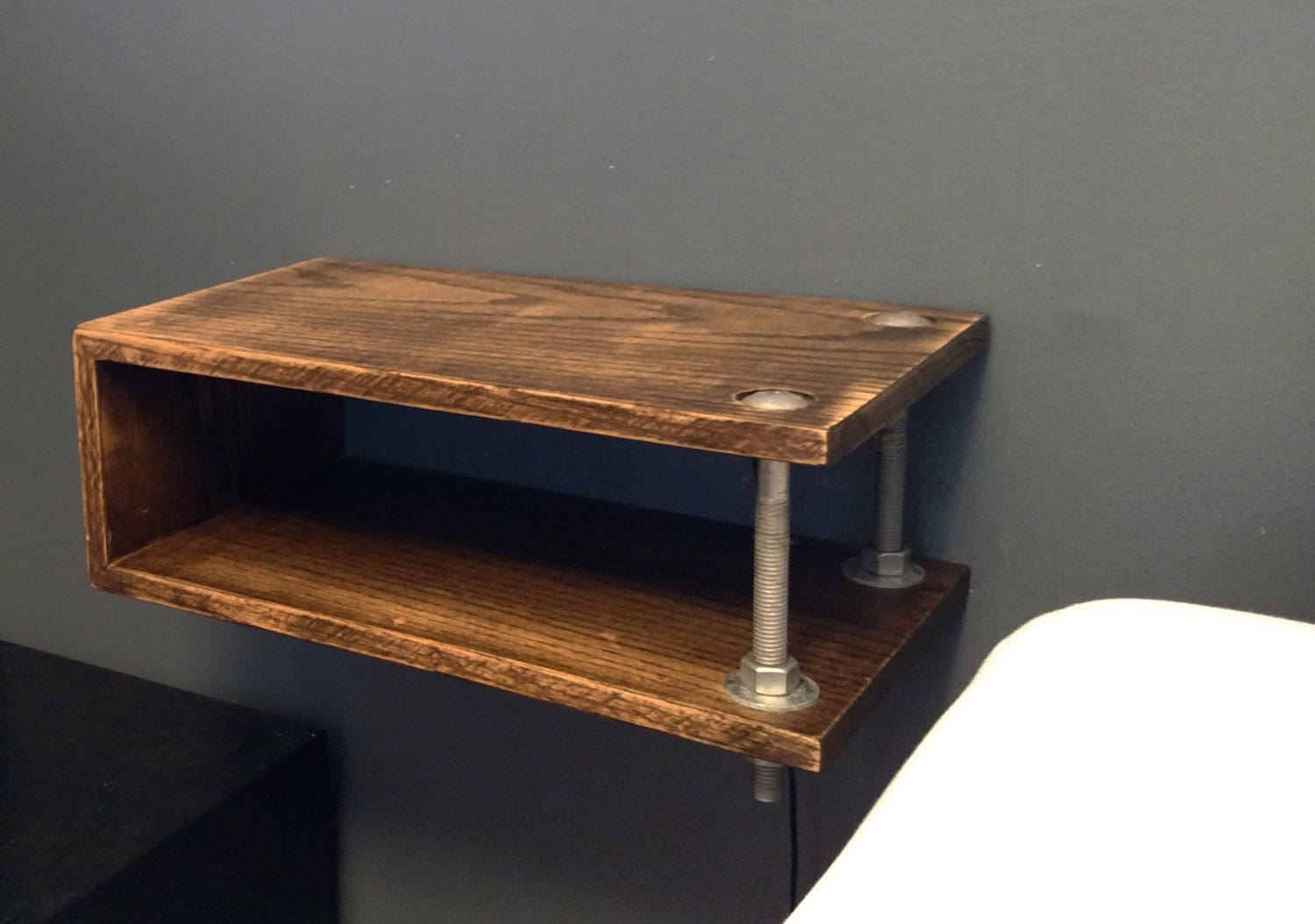 Industrial Floating Nightstand Industrial Floating Nightstand