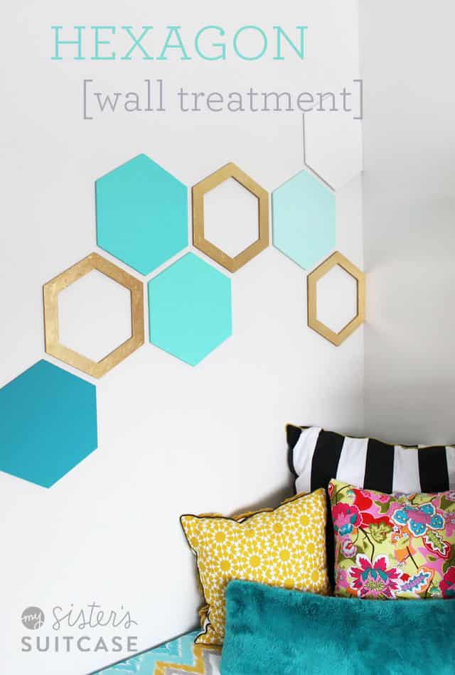 Easy Hexagon Wall Treatment Easy Hexagon Wall Treatment