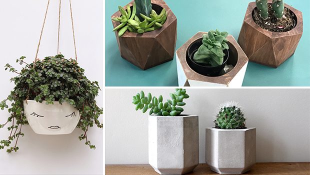 16 Elegant Handmade Indoor Planters To Freshen Up Your Home Decor