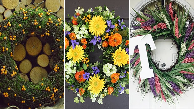 16 Enchanting Handmade Spring Wreath Designs To Refresh Your Front Door