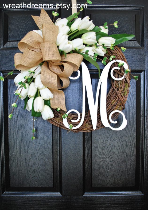 16 Enchanting Handmade Spring Wreath Designs To Refresh Your Front Door