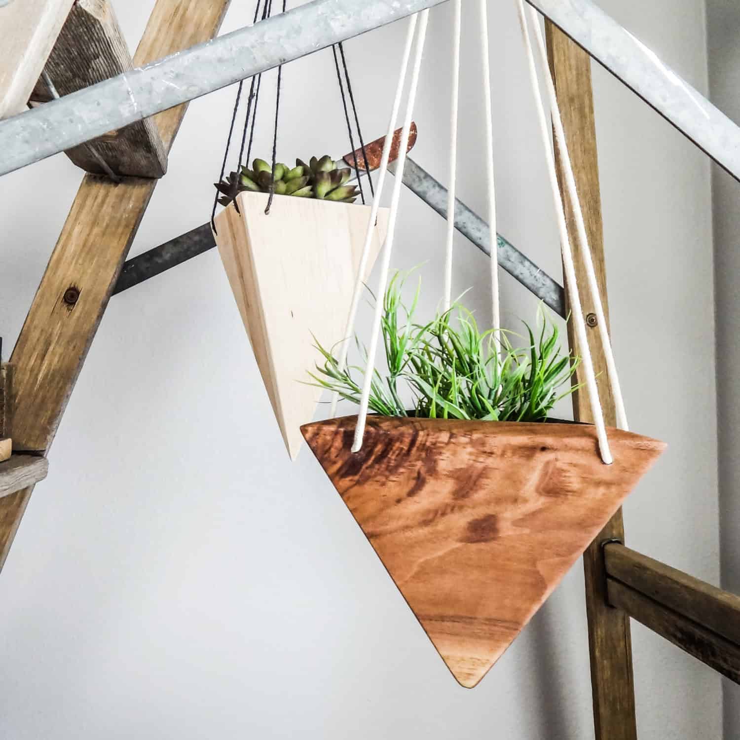 Triangular Hanging Planter Triangular Hanging Planter