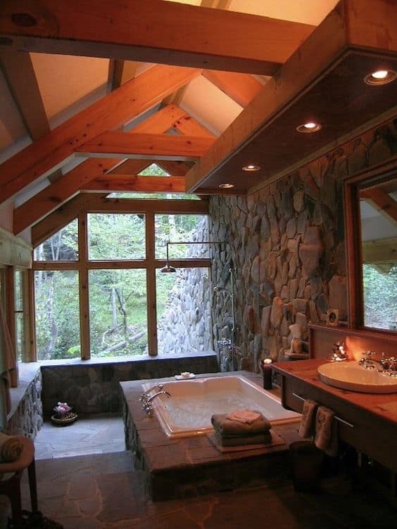 20 Truly Amazing Stone Bathrooms To Enter Rustic Charm In The Home