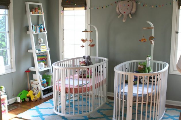 19 Interesting Ways To Decorate Stunning Nursery For Twins