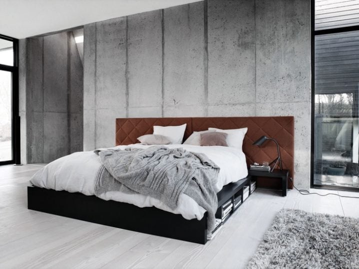 19 Marvelous Bedrooms With Concrete Wall That Are Worth Seeing 19 Marvelous Bedrooms With Concrete Wall That Are Worth Seeing