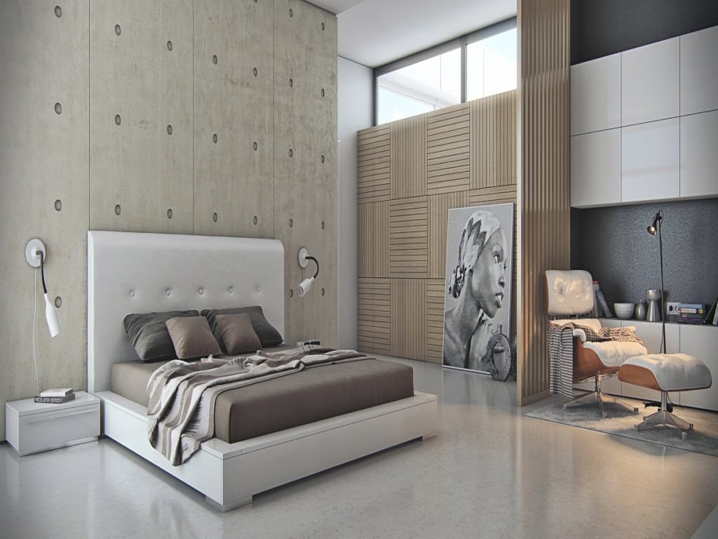19 Marvelous Bedrooms With Concrete Wall That Are Worth Seeing 19 Marvelous Bedrooms With Concrete Wall That Are Worth Seeing